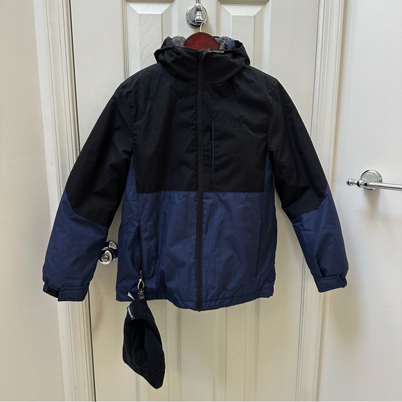 NWT Gerry Boys Systems Black and Navy Jacket size Large - Picture 2 of 15